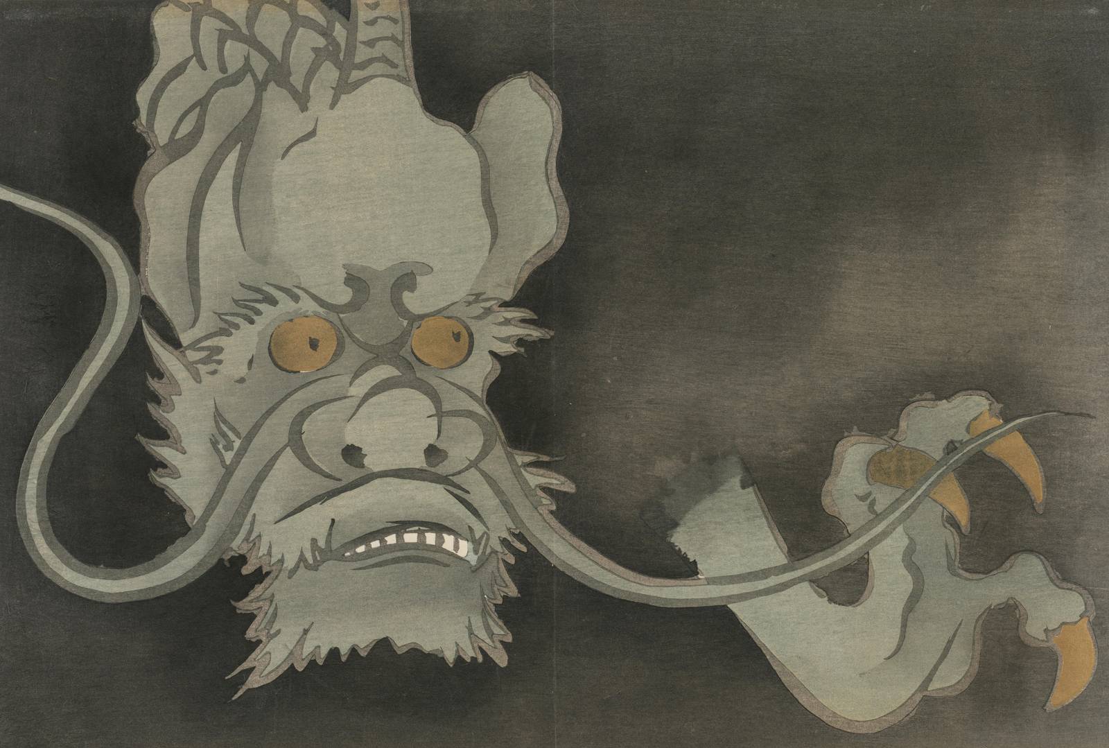 Mystic Dragon Japanese Art Wall Art