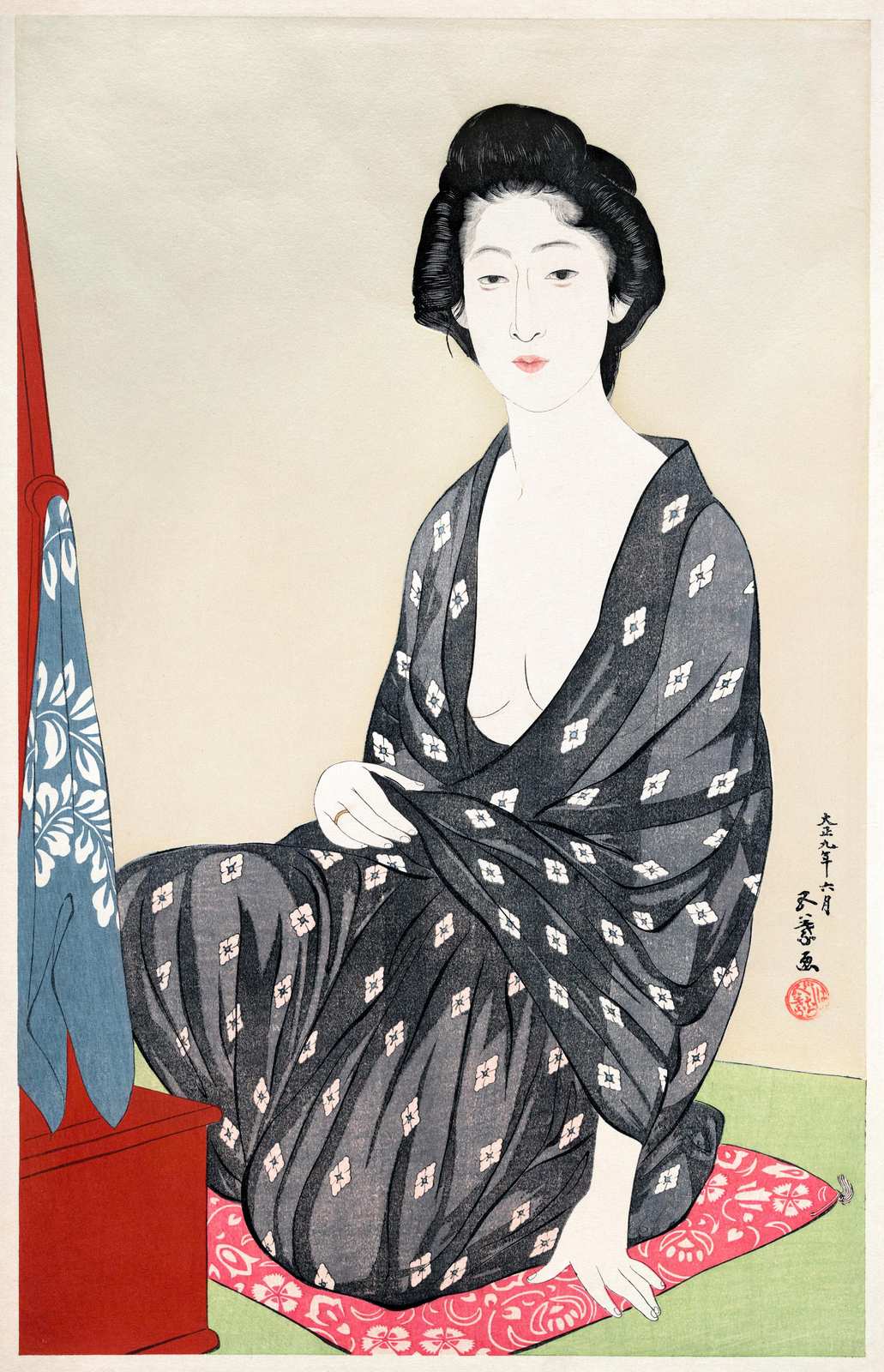 Elegant Geisha Japanese Art Wall Art