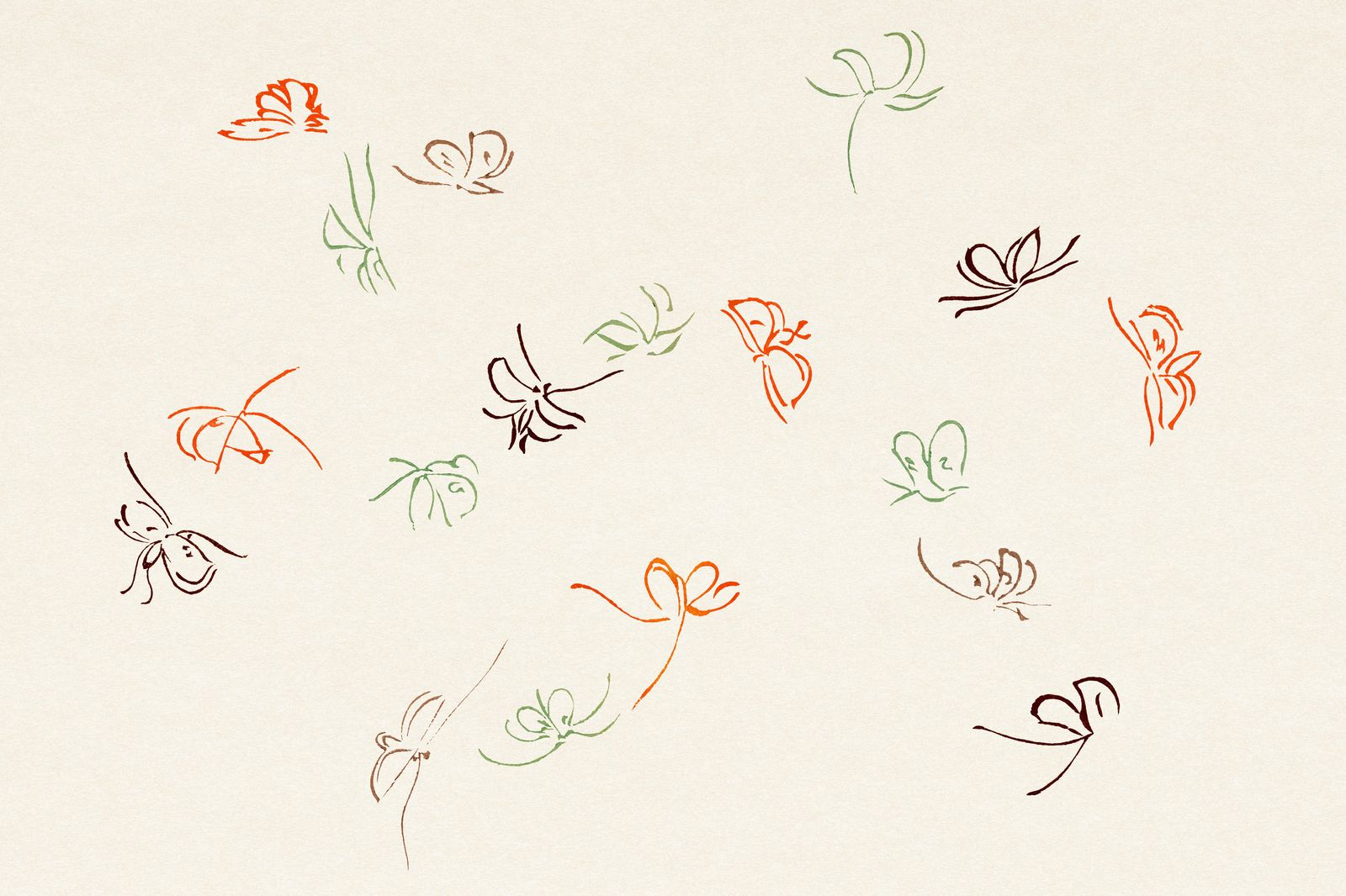 Minimalist Butterfly & Dragonfly Wall Art