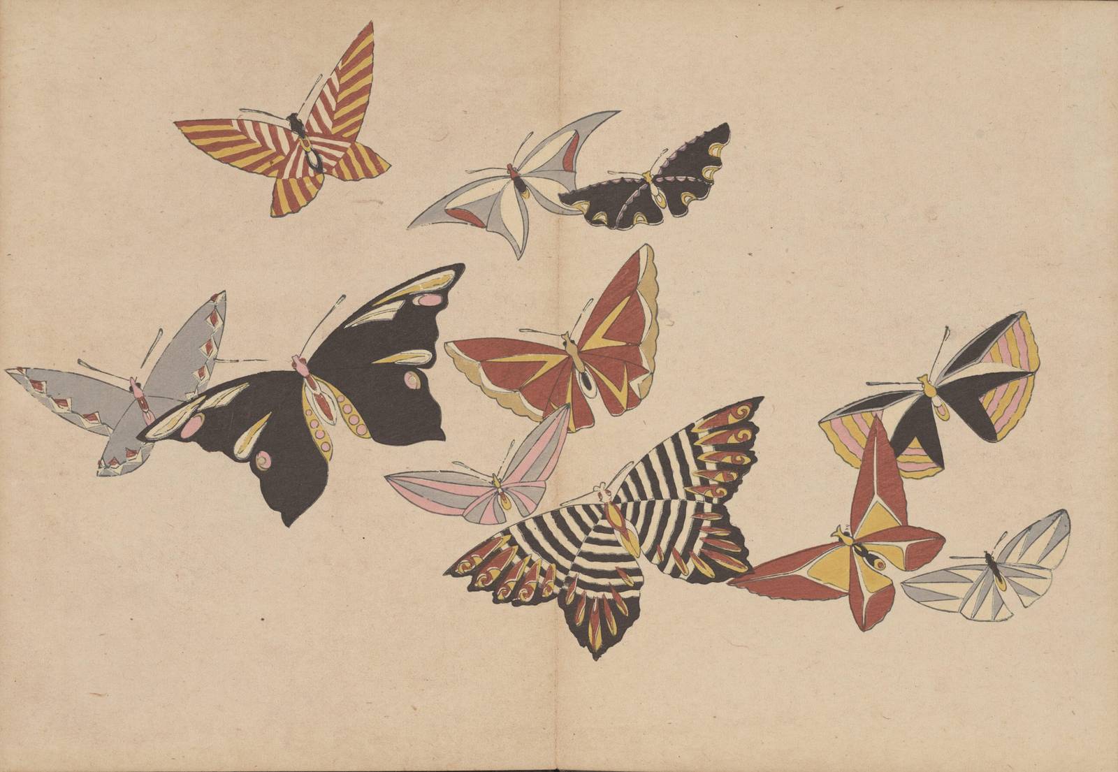 Vintage Butterfly Wall Art Wall Art