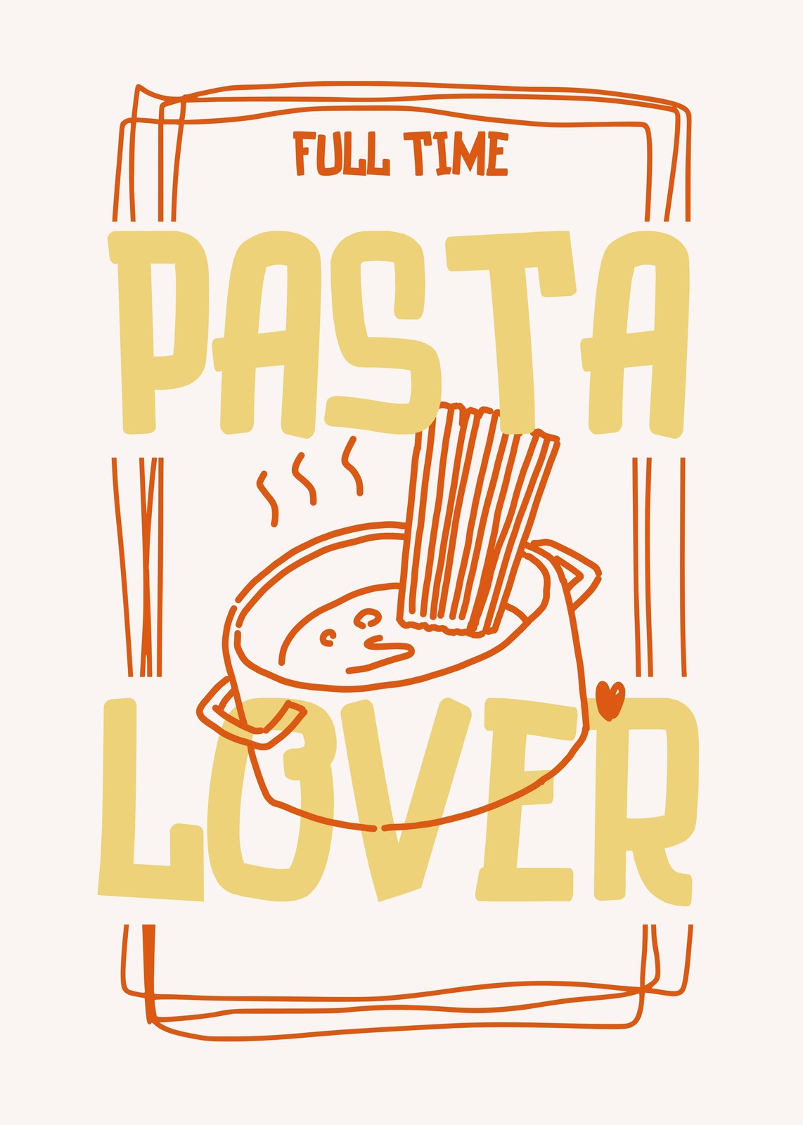 Pasta Lover Kitchen Wall Art Wall Art