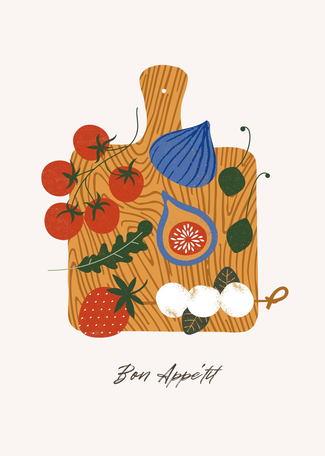 Farmhouse Kitchen Fruit & Veggie Wall Art