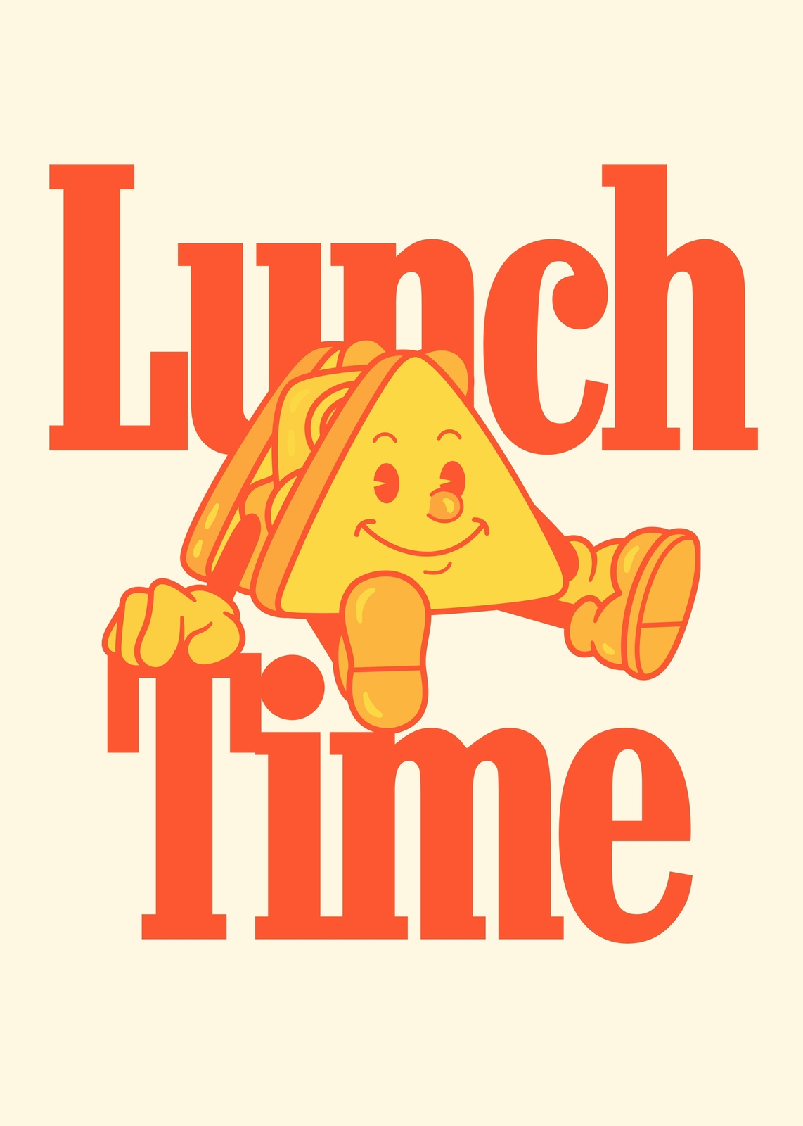 Retro Lunch Time Fun Wall Art