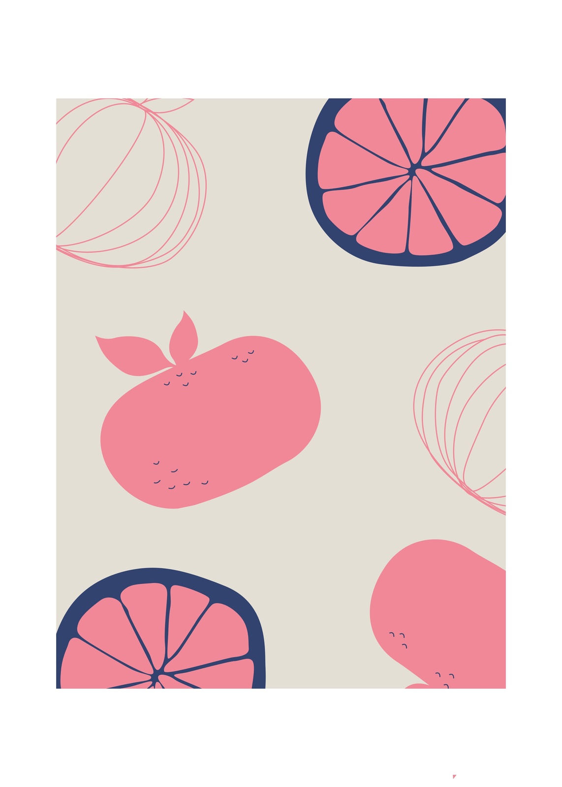 Abstract Citrus Grove Wall Art