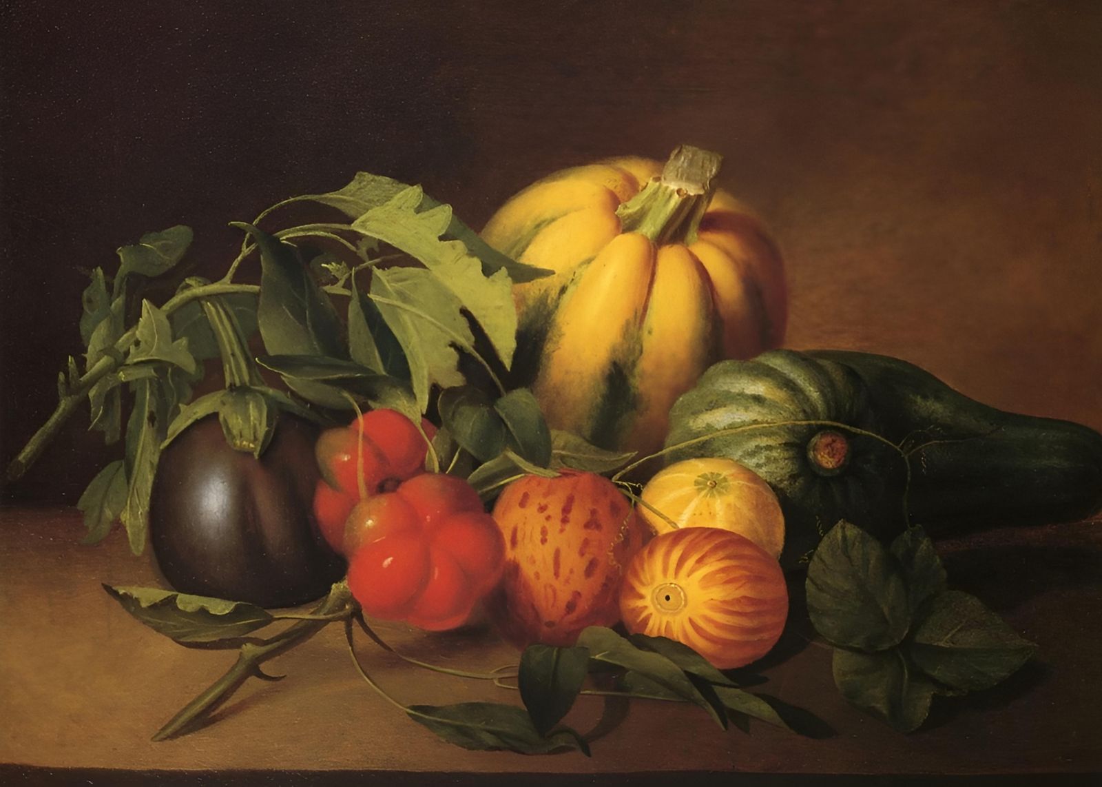 Harvest Bounty Still Life Classic Wall Art