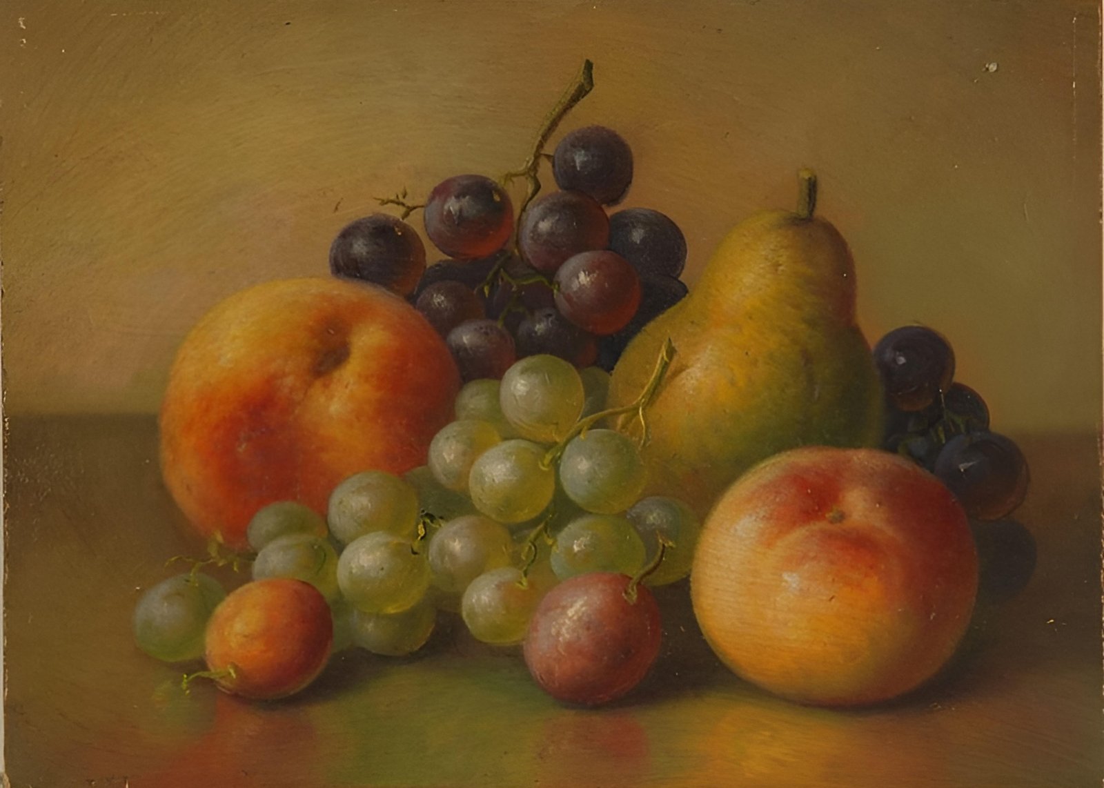 Vibrant Still Life Fruit Bunch Wall Art