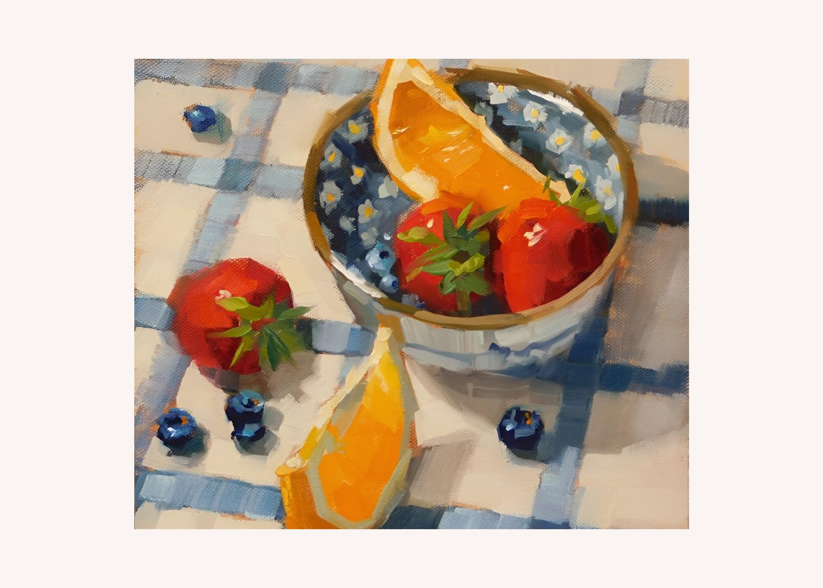 Vibrant Fruit Still Life Wall Art