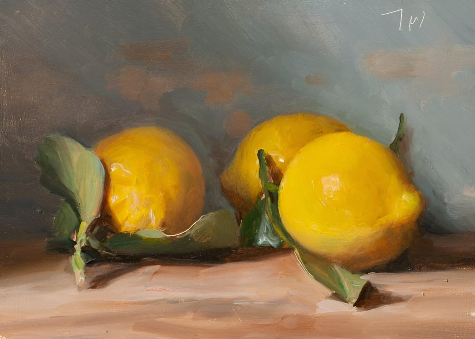 Vibrant Lemons Still Life Wall Art