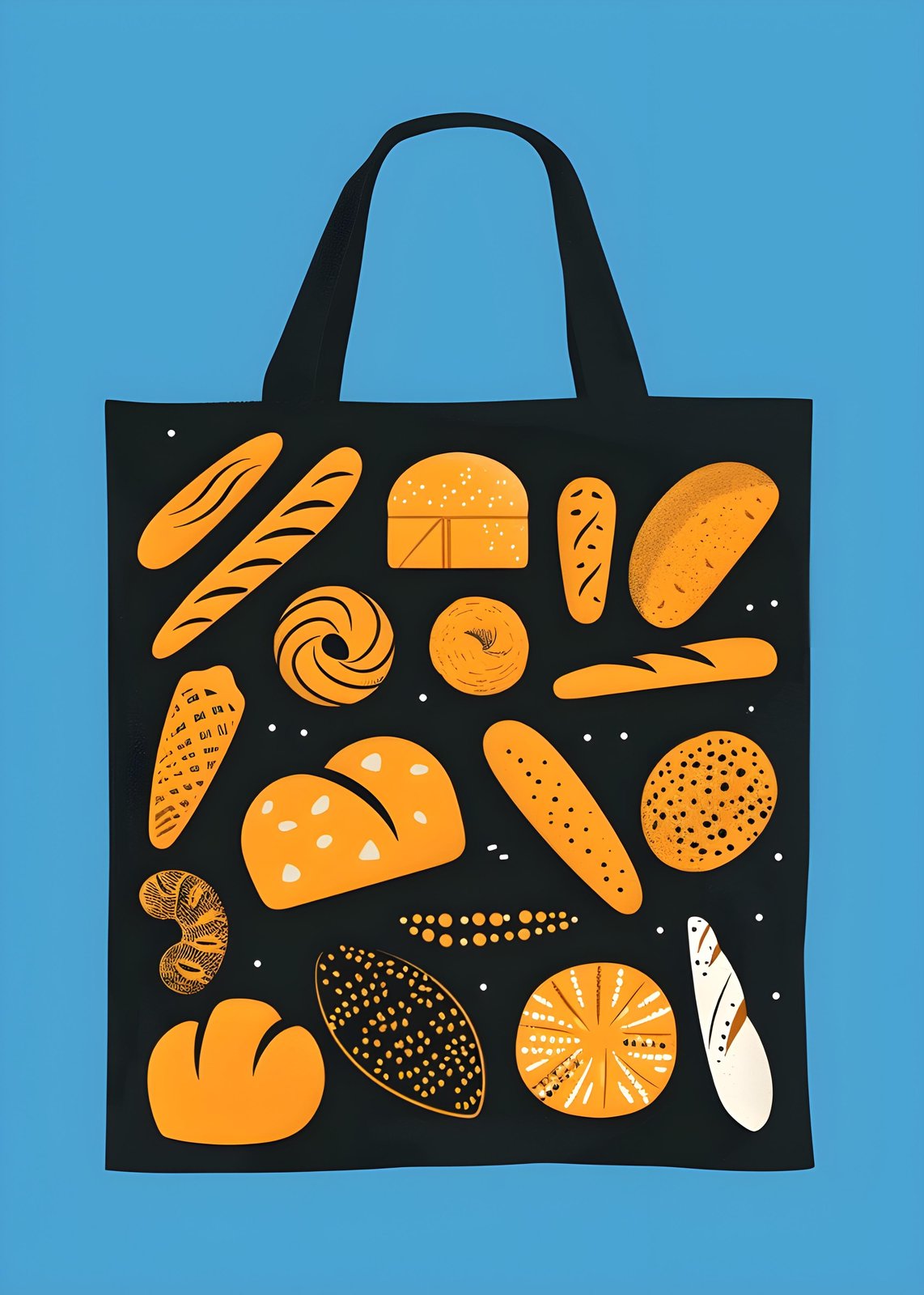 Whimsical Bread Assortment Wall Art