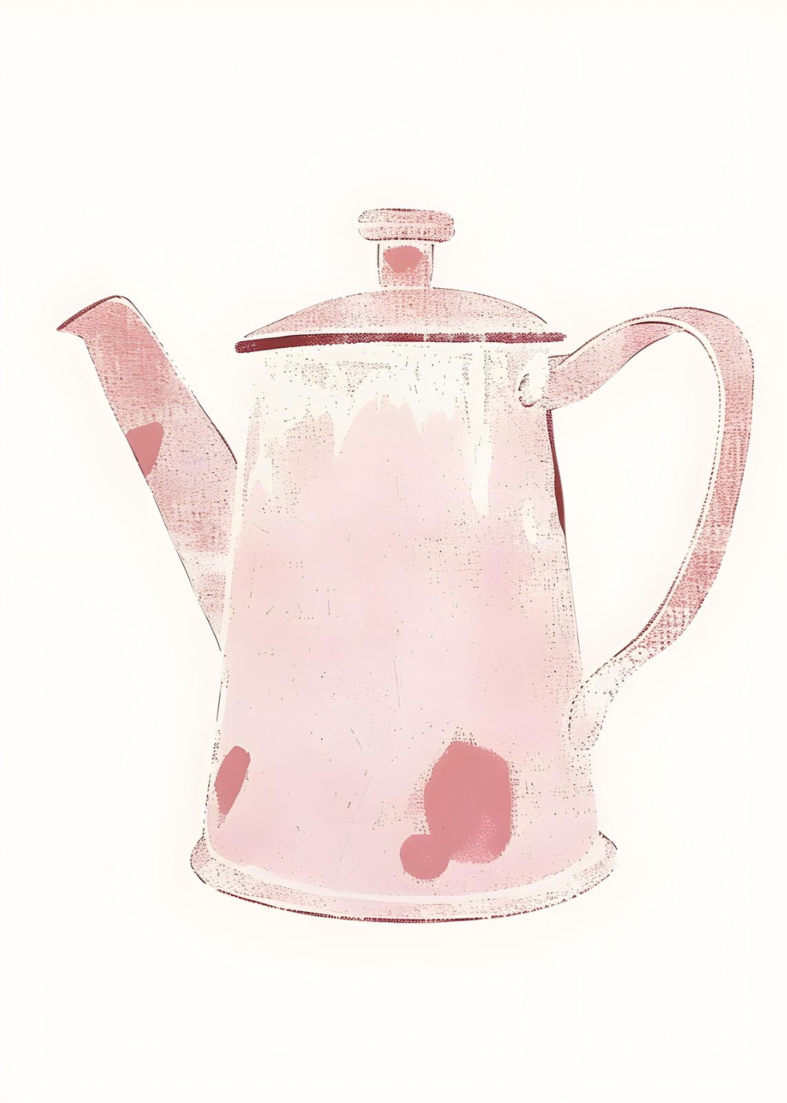 Chic Pink Teapot Pop Art Wall Art