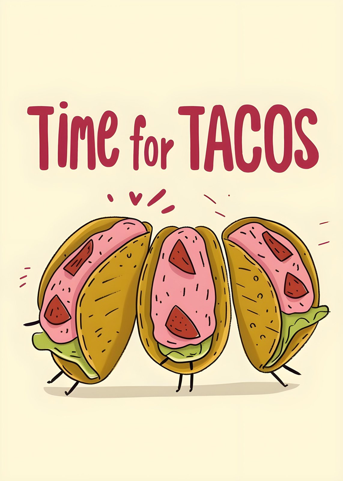 Fun Taco Time Wall Art Wall Art