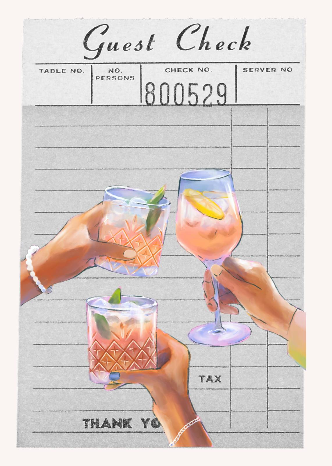 Cheers to Good Times Cocktail Toast Wall Art