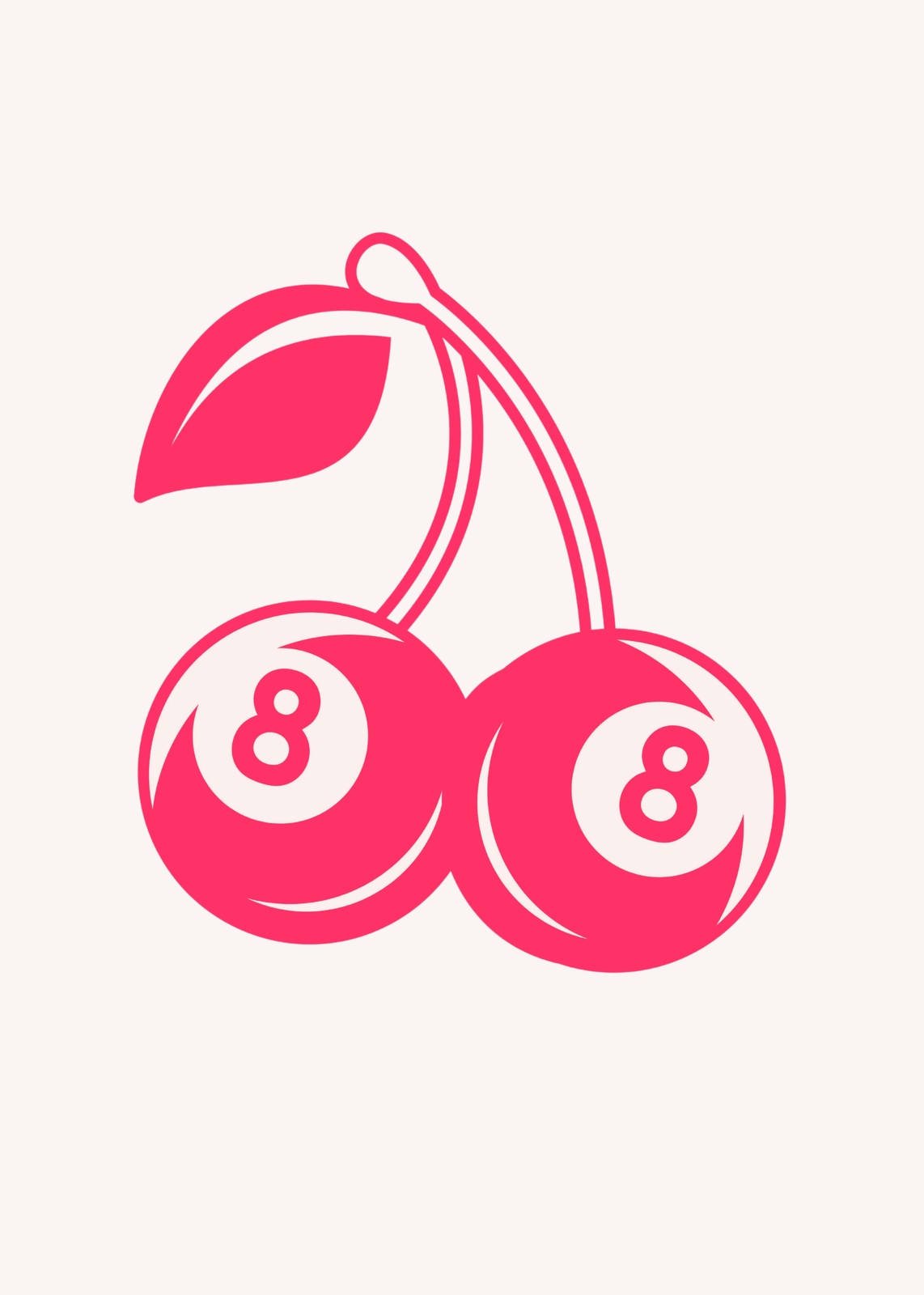 Lucky 8 Ball Cherries Pop Art Wall Art