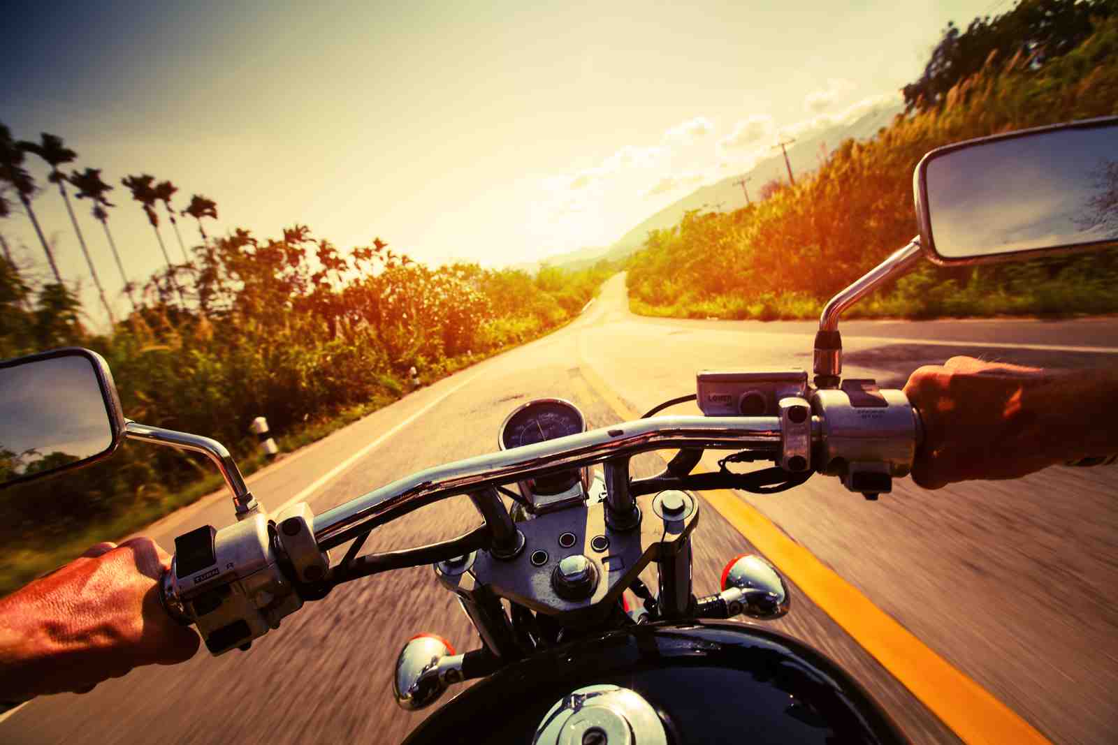 Open Road Motorcycle Adventure Wall Art