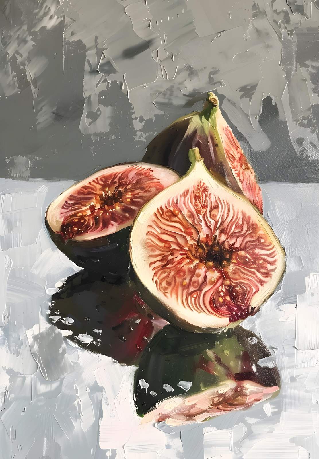 Juicy Figs Still Life Wall Art
