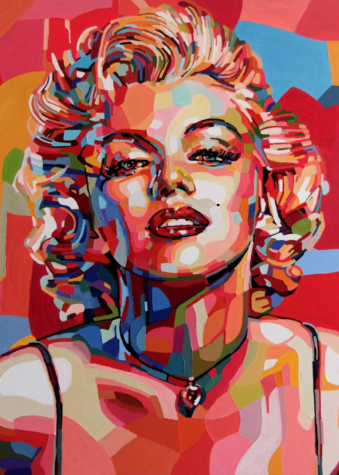 Vibrant Marilyn Monroe Pop Art Wall Art
