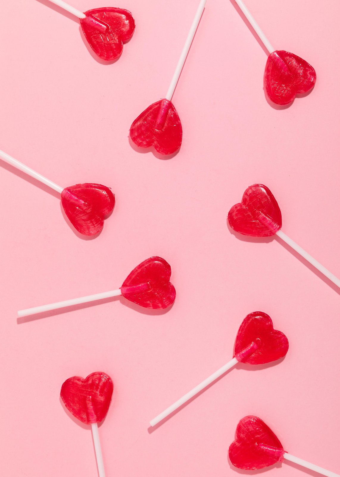Sweet Hearts Pop Art Red Lollipop Wall Art
