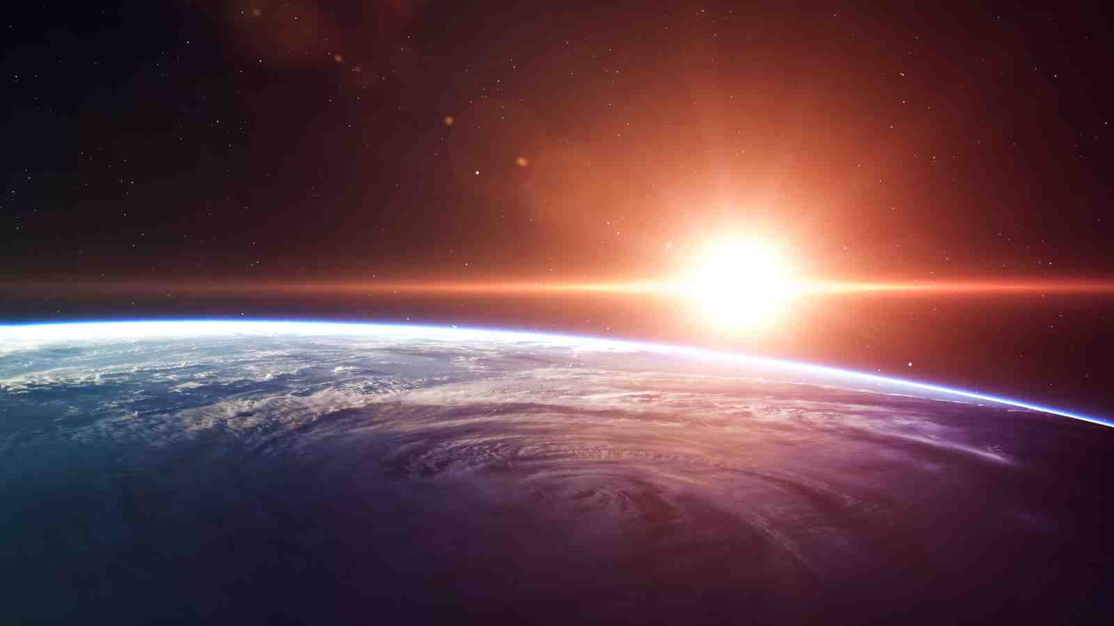 Sunrise Over Earth Wall Art