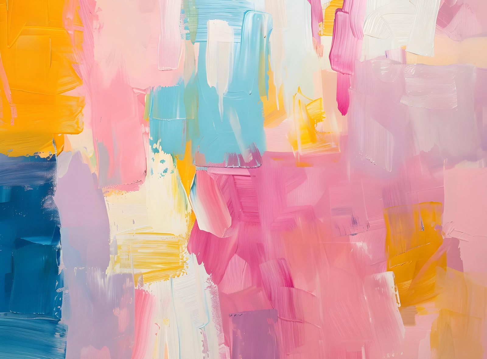 Abstract Pastel Dream Wall Art | Modern Art