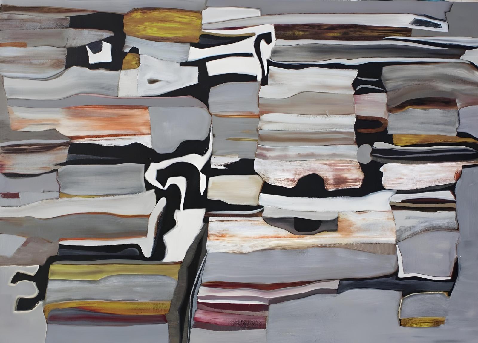 Abstract Organic Layers Wall Art