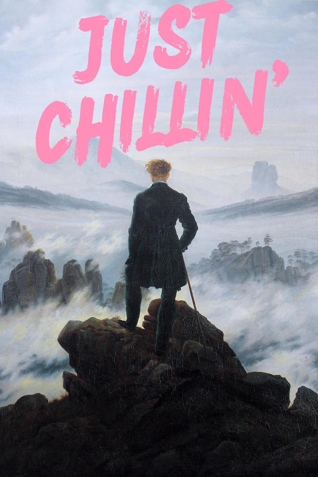 Just Chillin' Wanderer Wall Art