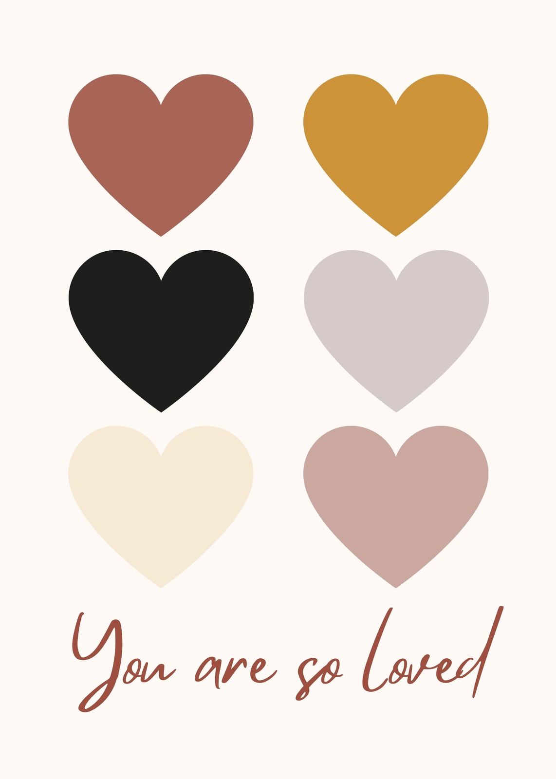 Boho Heart Wall Art Wall Art