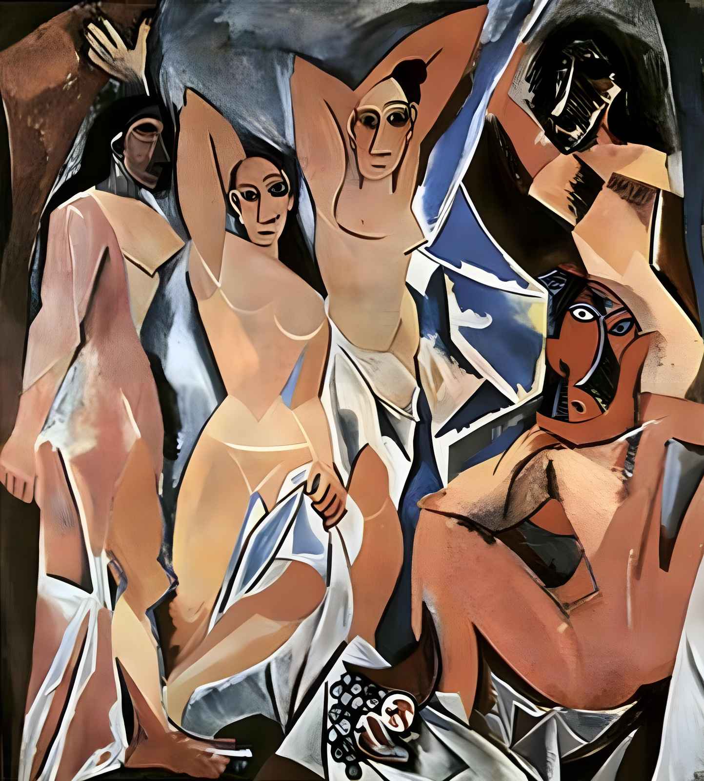Cubist Nudes Modern Art Wall Art