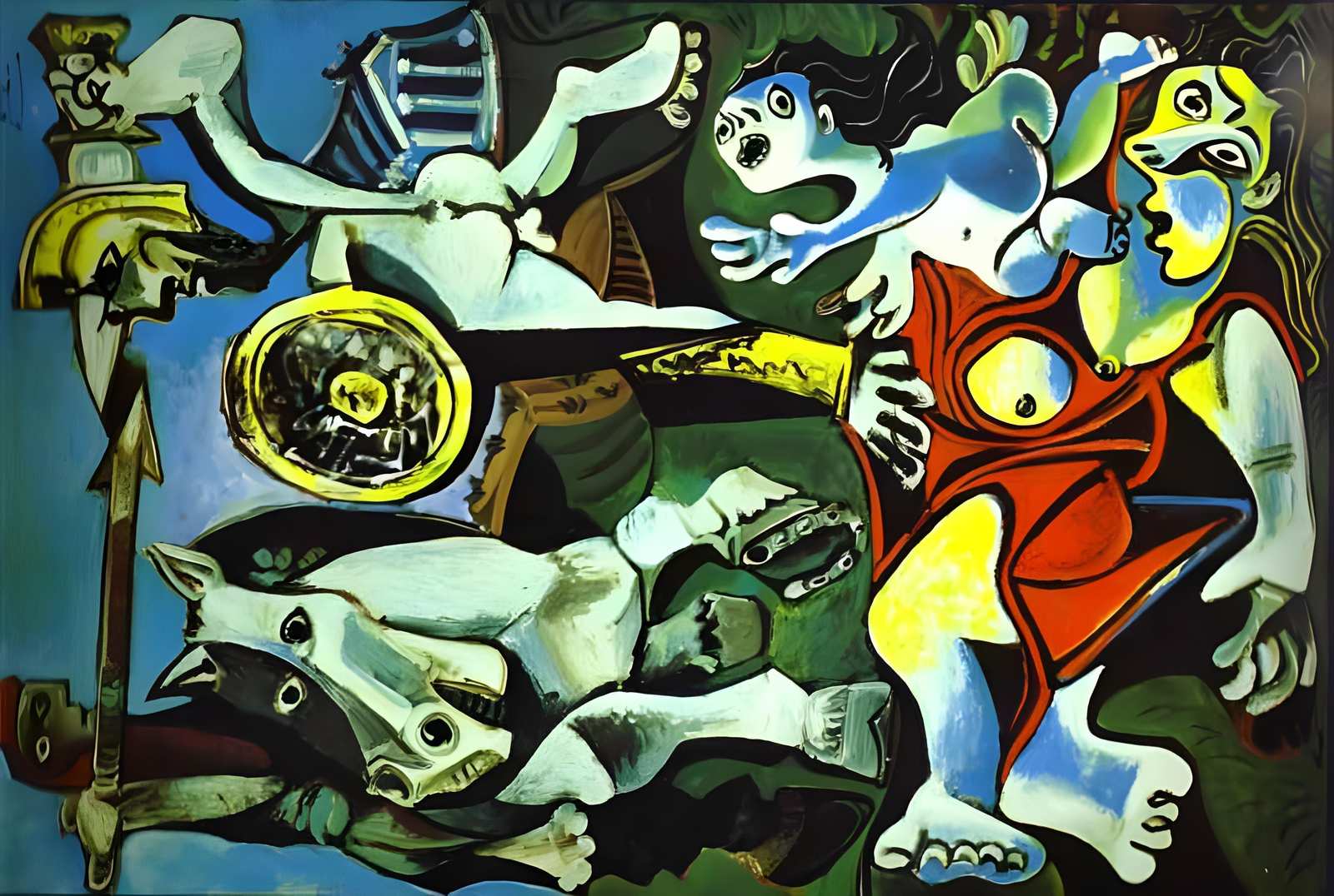 Expressive Figures & Horse Wall Art