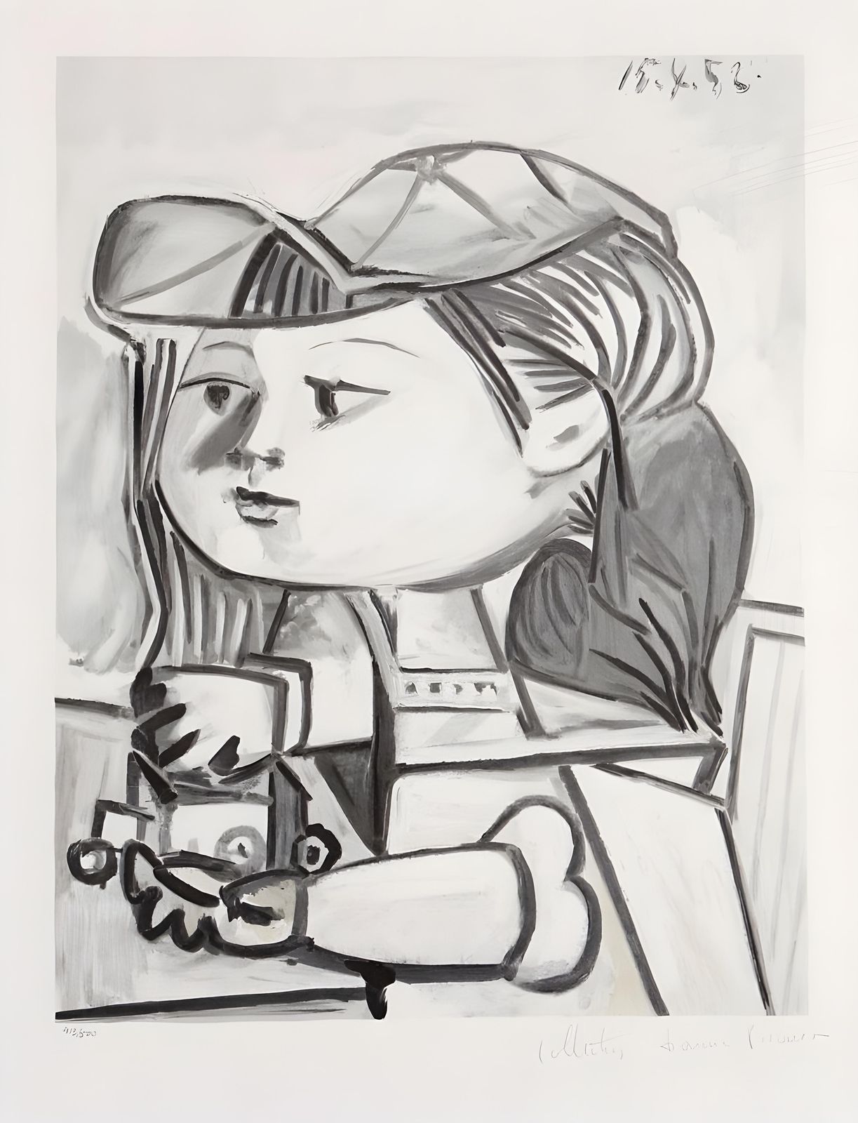 Picasso "Child with Toy" Paris 1953 Wall Art