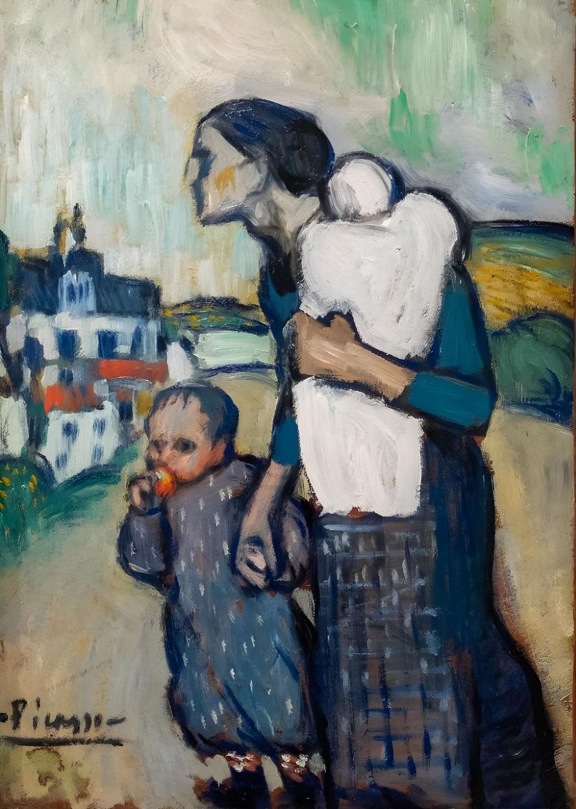 Mother and Child Embrace Wall Art