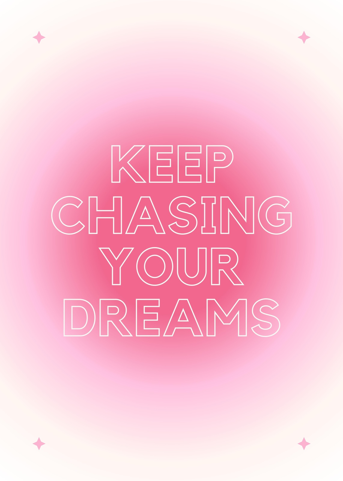 Inspirational Dream Chaser Wall Art