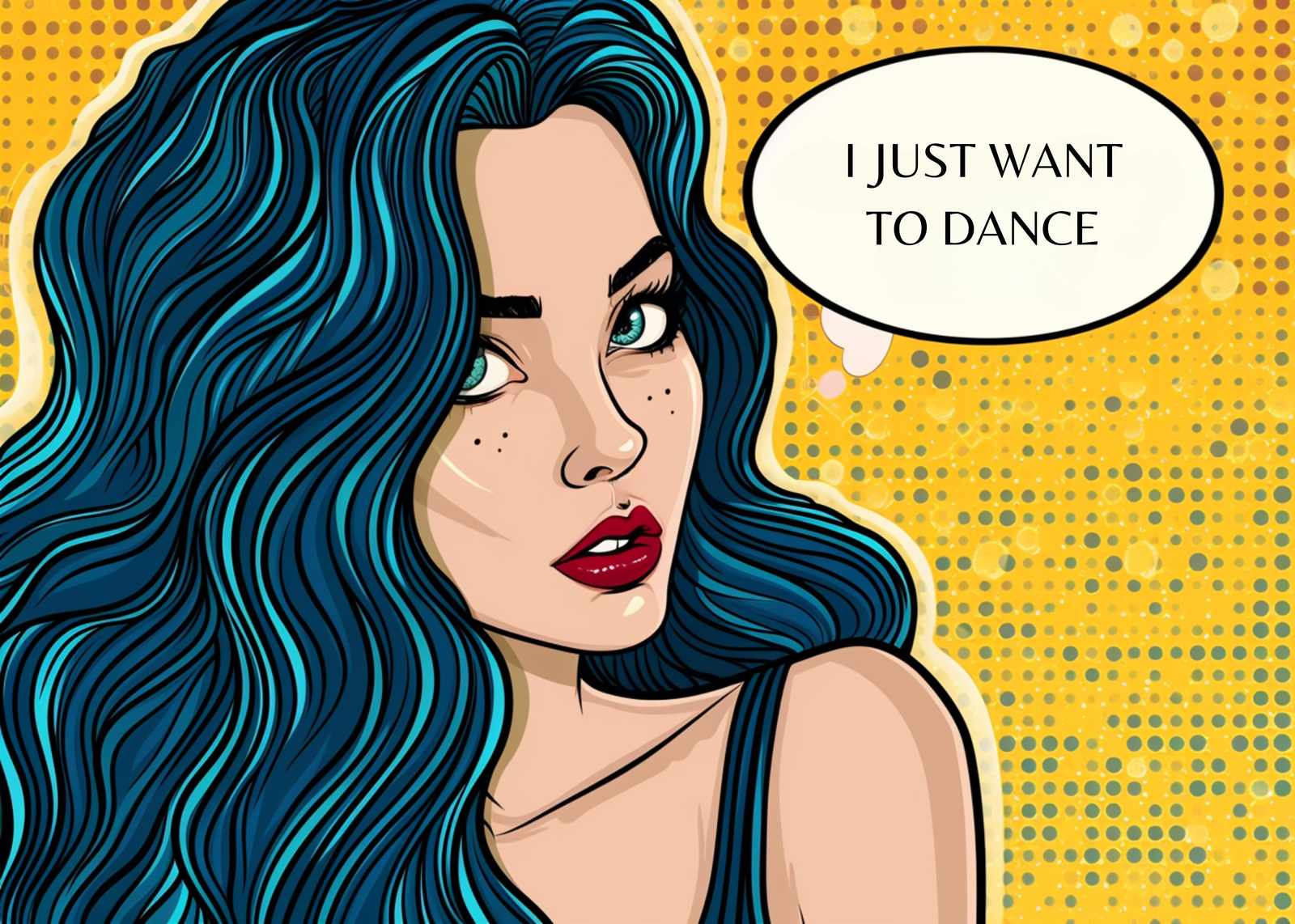 Pop Art Diva "Dance" Wall Art