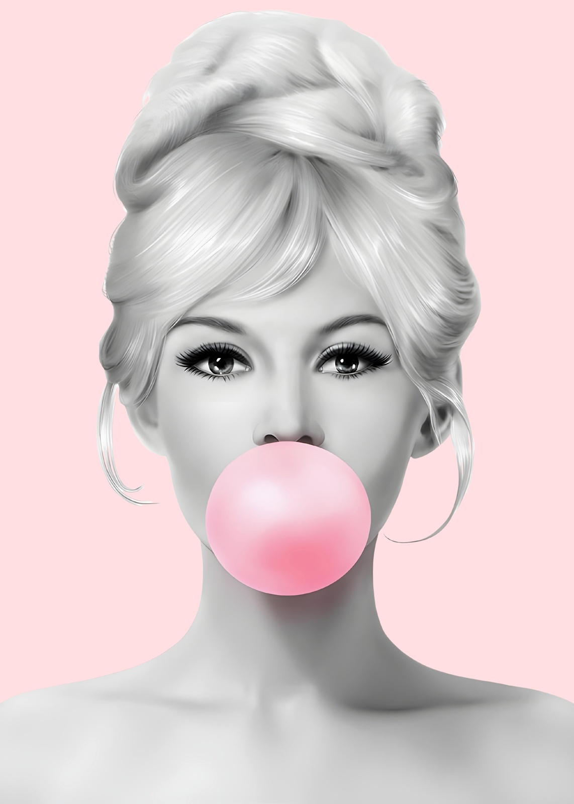 Glamorous Bubblegum Pop Art Wall Art