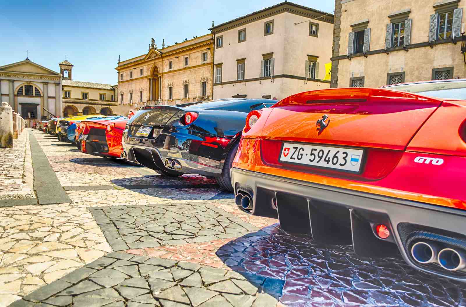 Luxury Italian Supercars Outdoor Wall Art
