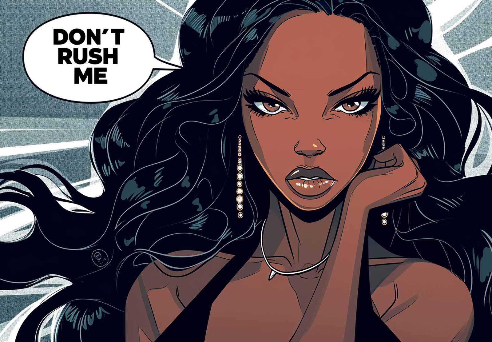 Don't Rush Me Diva Pop Art Wall Art