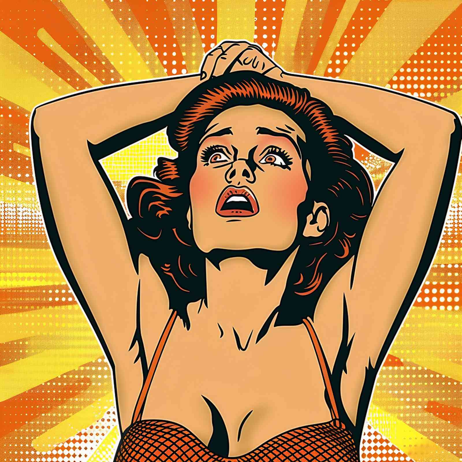 Retro Pop Art Diva Wall Art