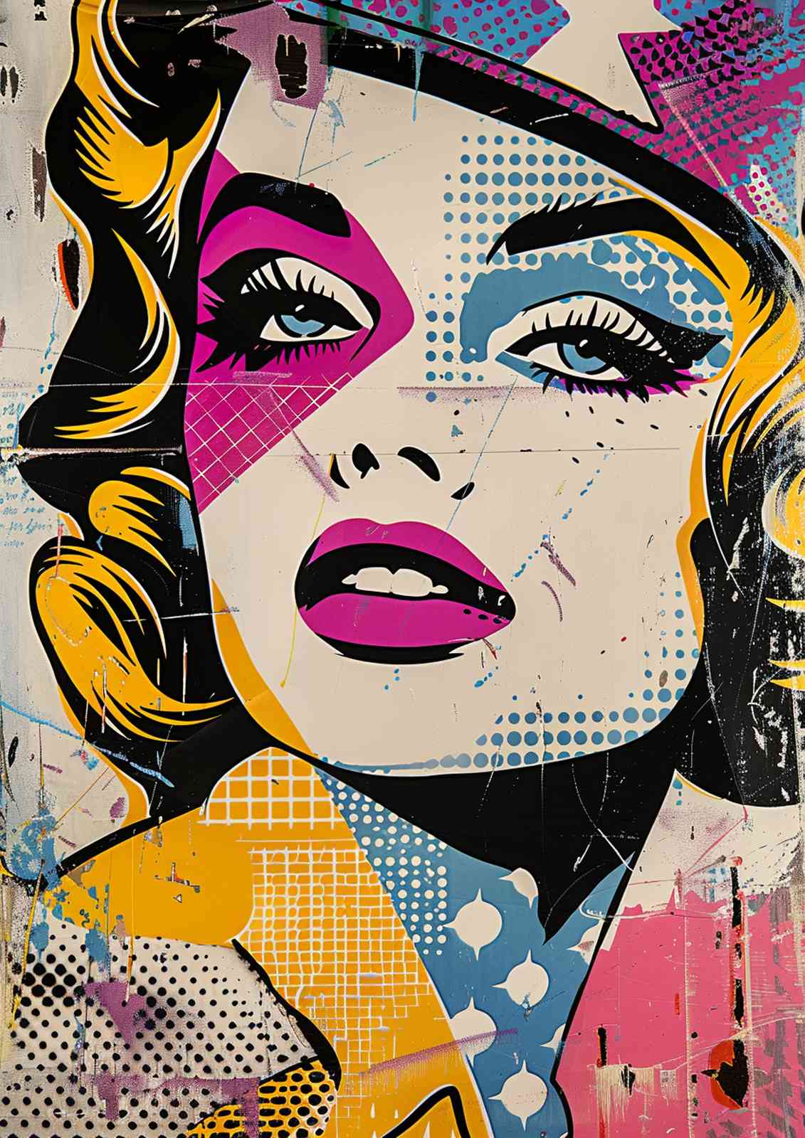 Pop Art Marilyn Monroe Wall Art