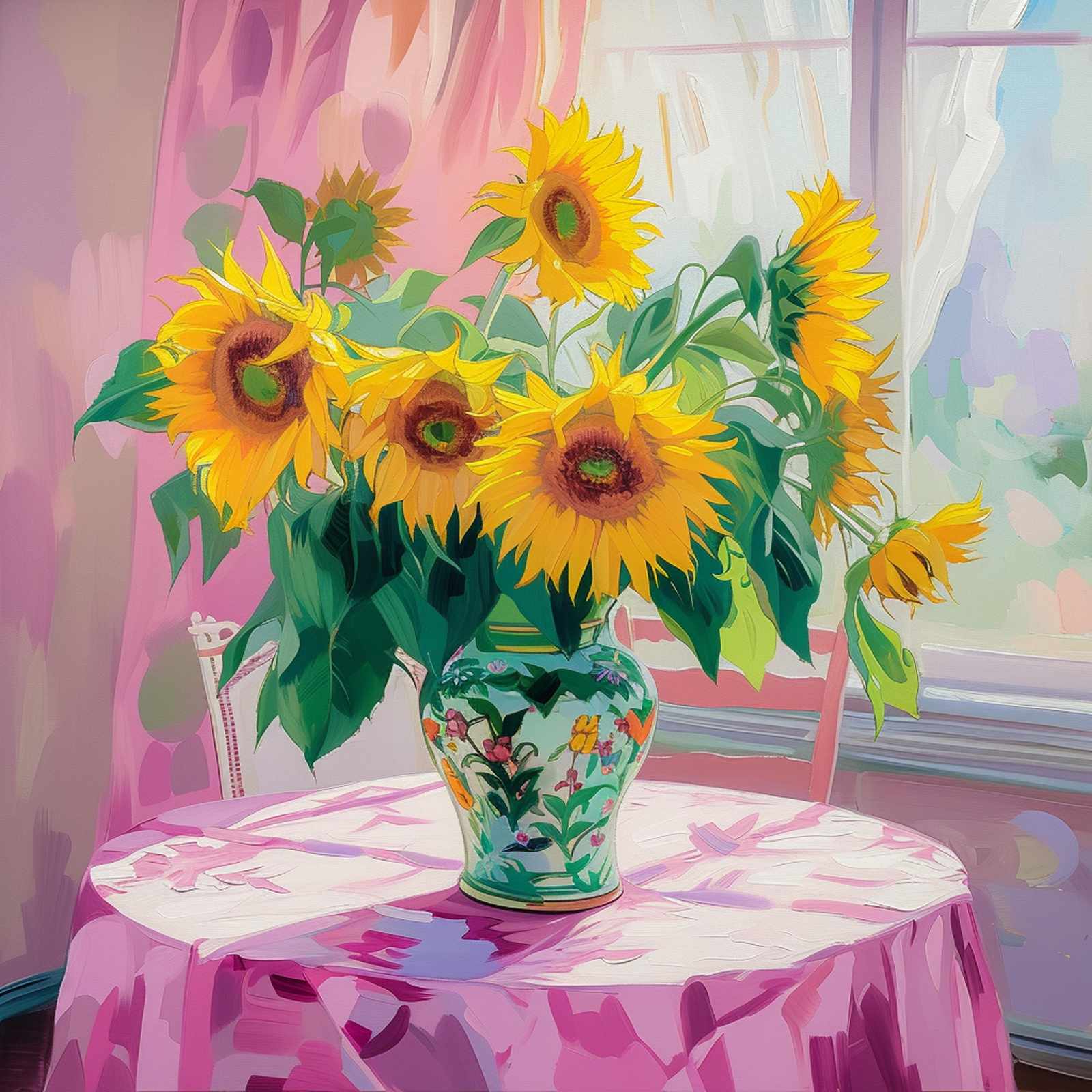 Vibrant Sunflower Bouquet Wall Art
