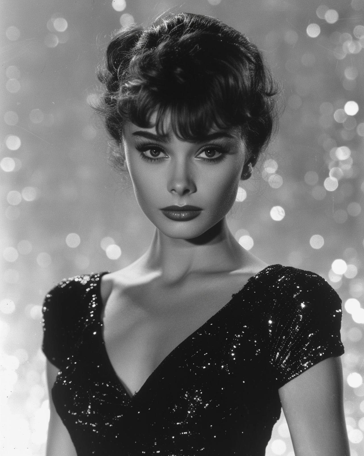 Iconic Audrey Hepburn Glamour Wall Art