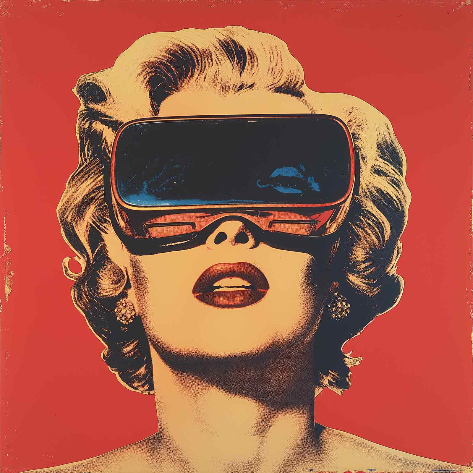 Pop Art Glam VR Marilyn Wall Art