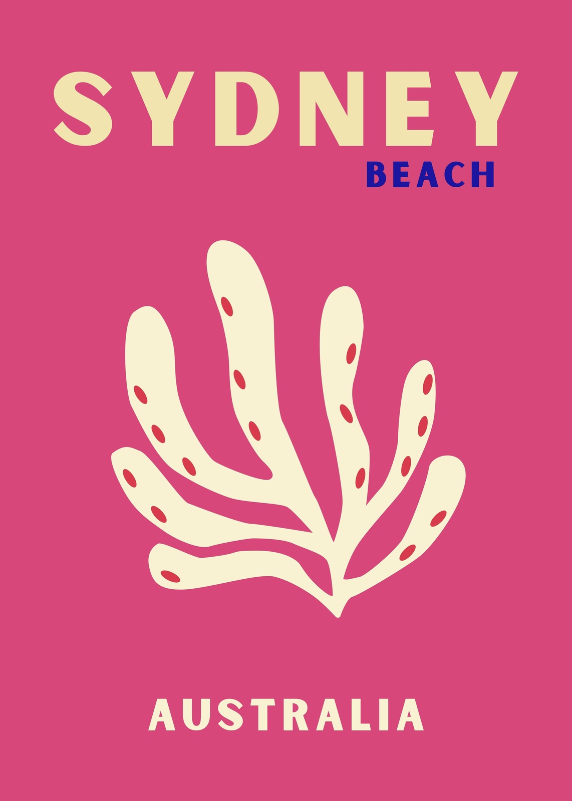 Vibrant Sydney Beach Art Wall Art