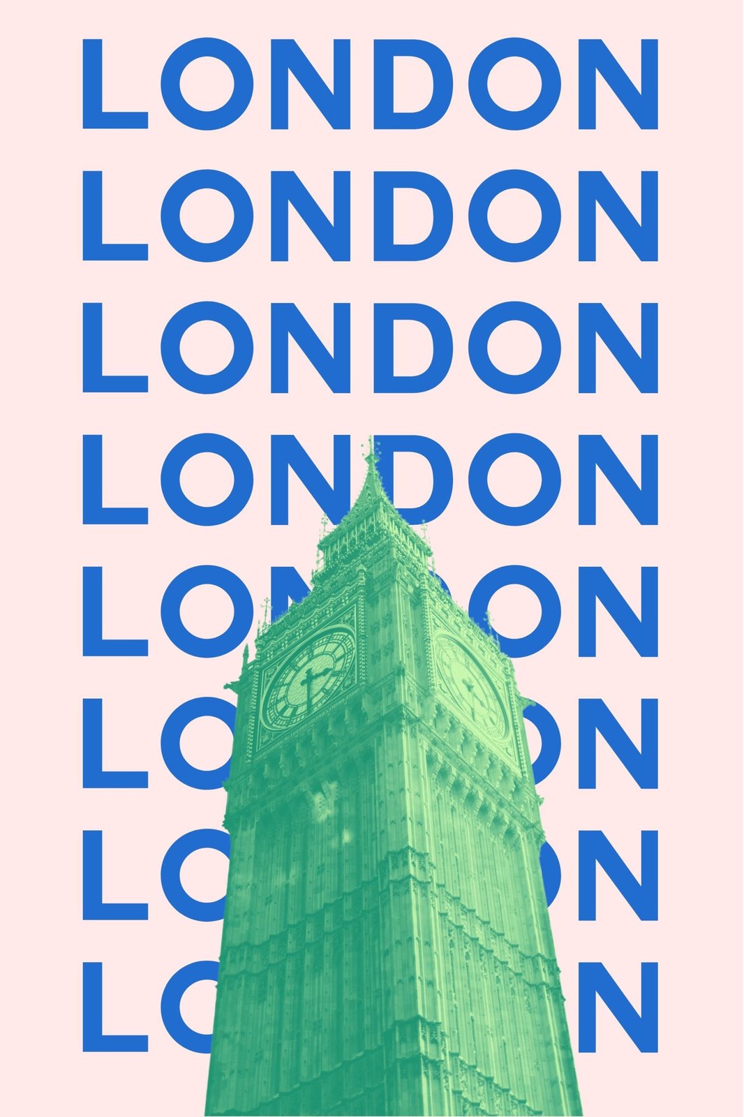 Bold London Big Ben Pop Art Wall Art
