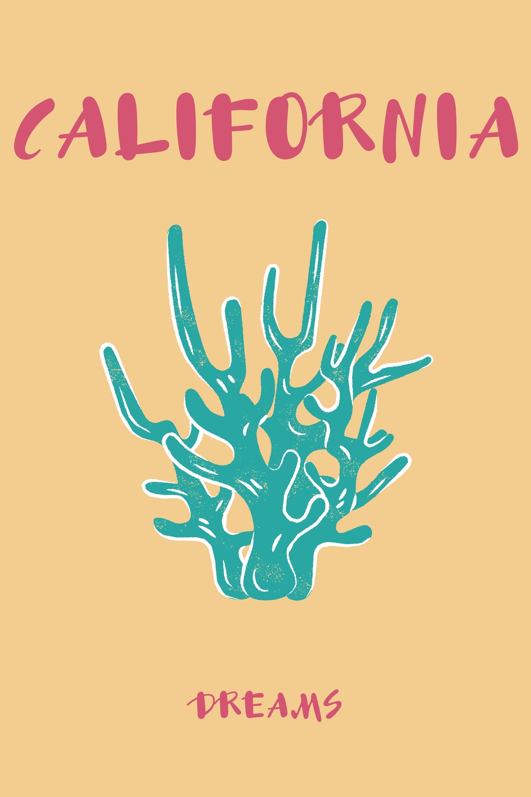 California Coral Dreams Wall Art