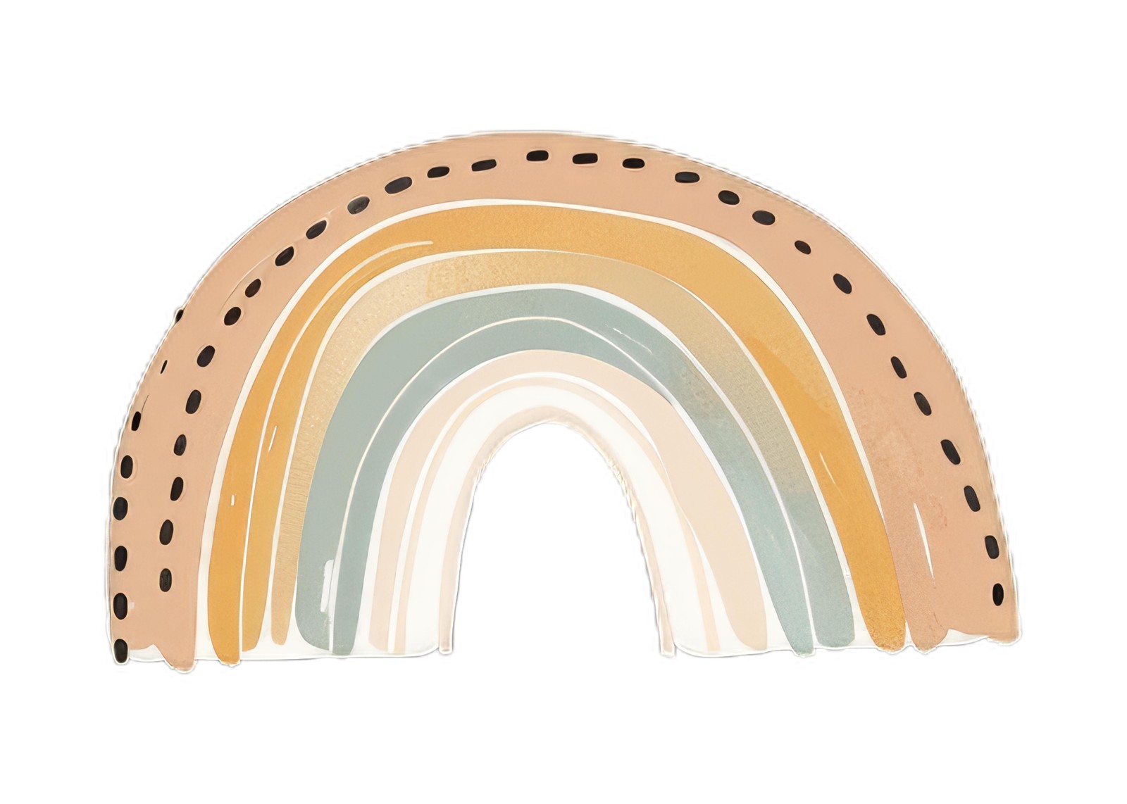Boho Rainbow Nursery Wall Art Wall Art