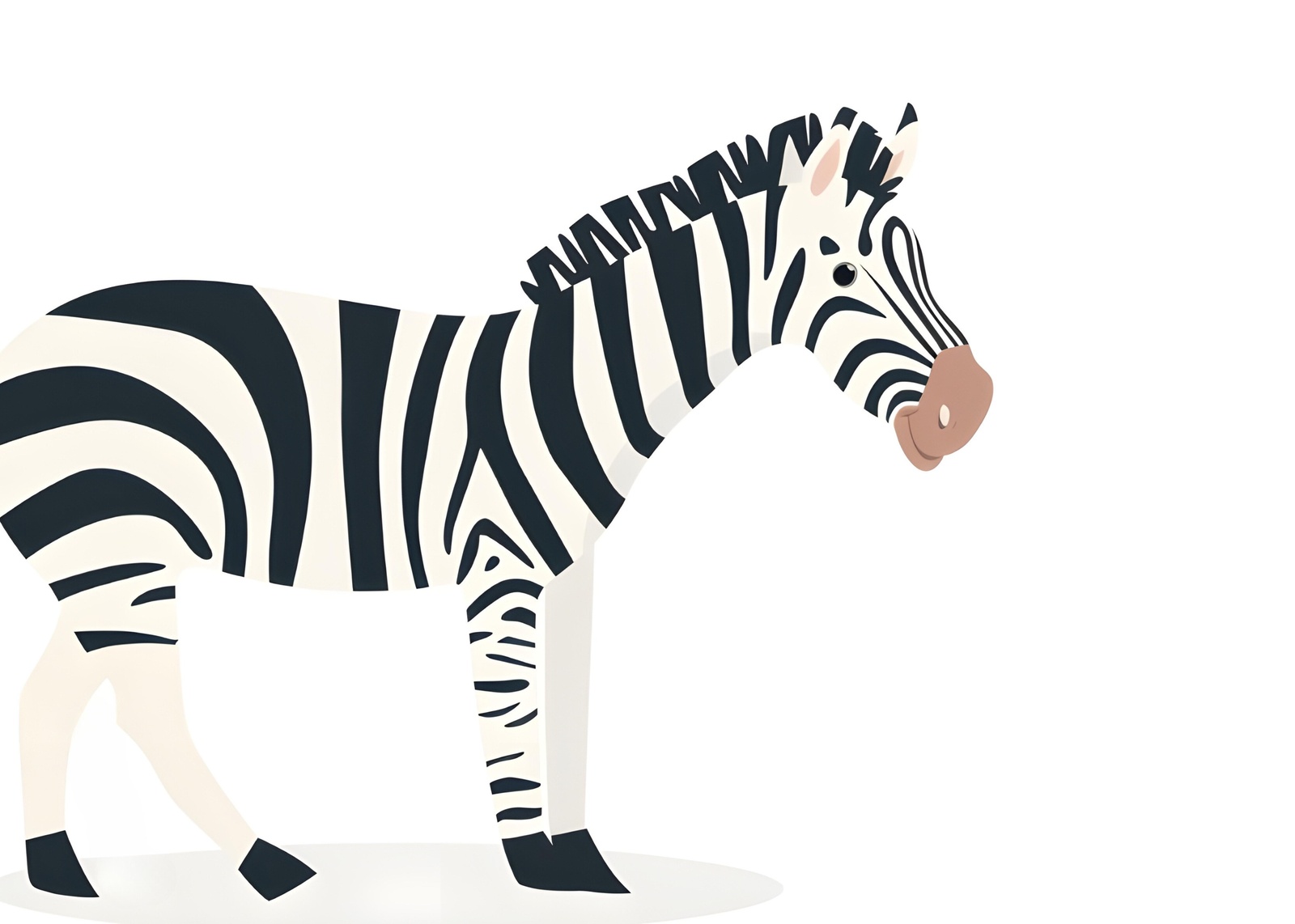 Playful Zebra Stripes Wall Art Wall Art
