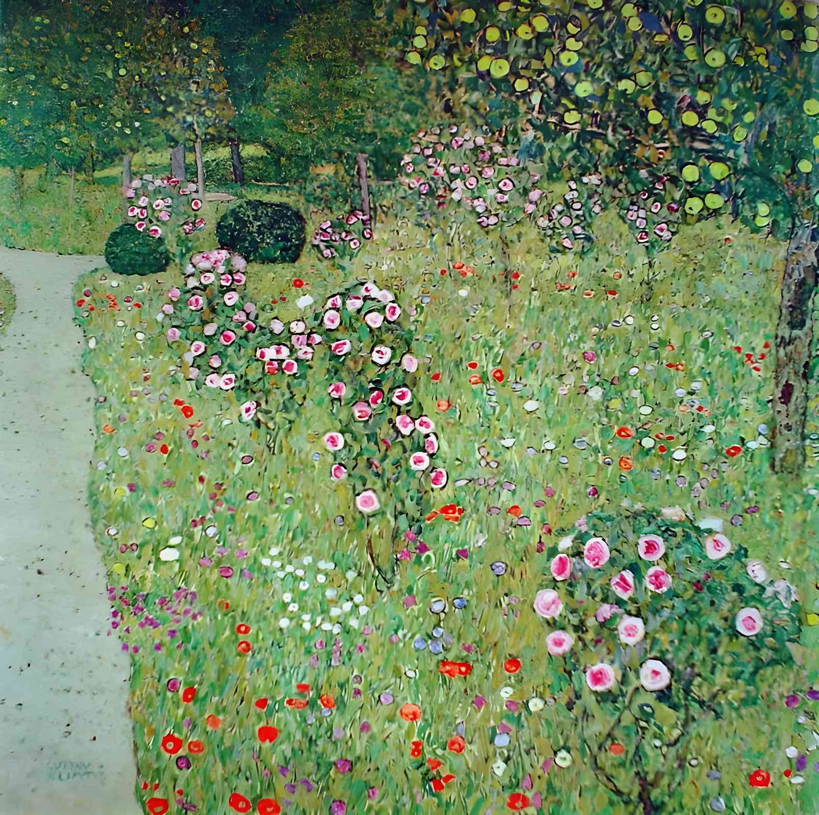 Gustav Klimt "The Kiss" Garden Wall Art