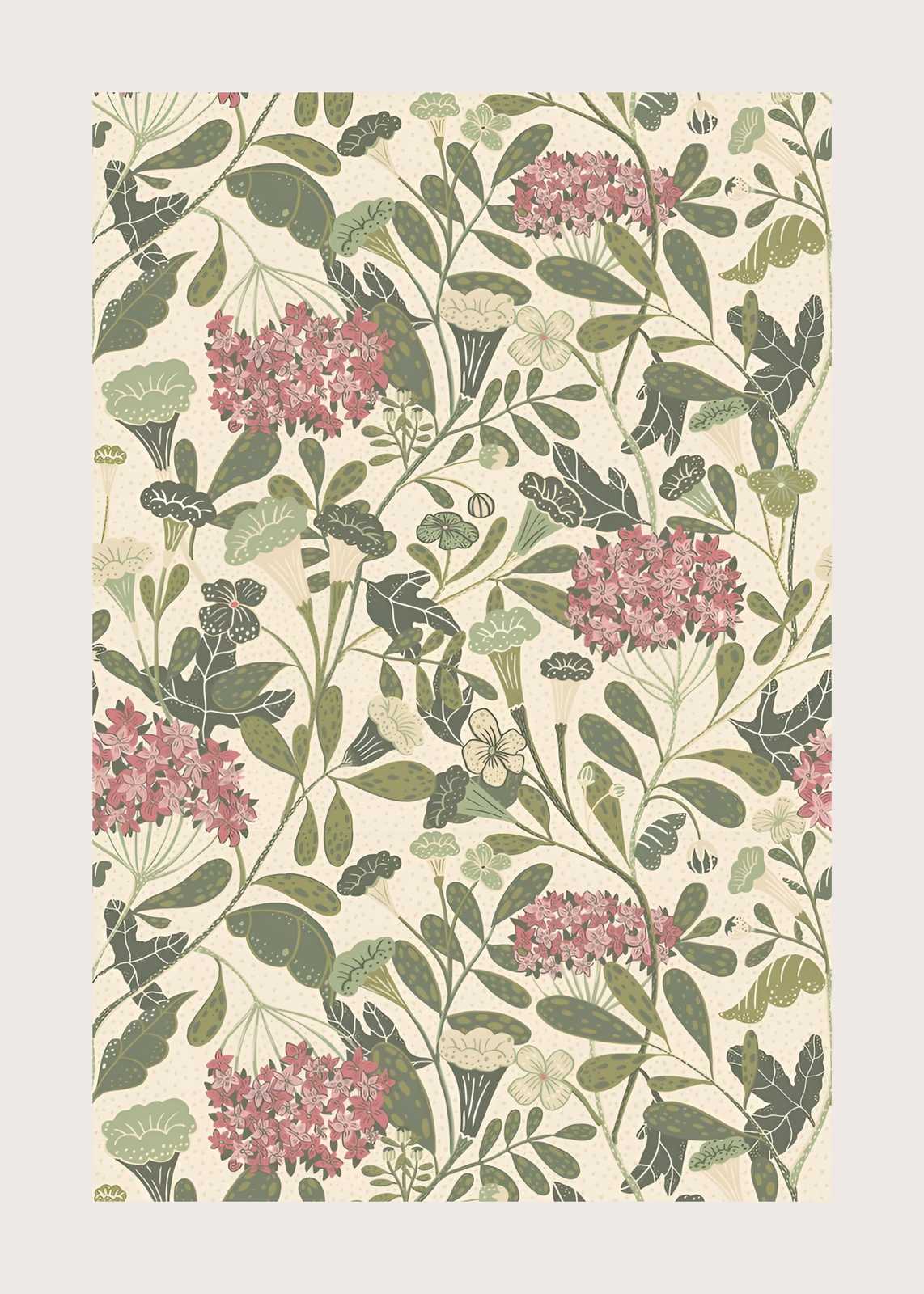Vintage Botanical Floral Wall Art