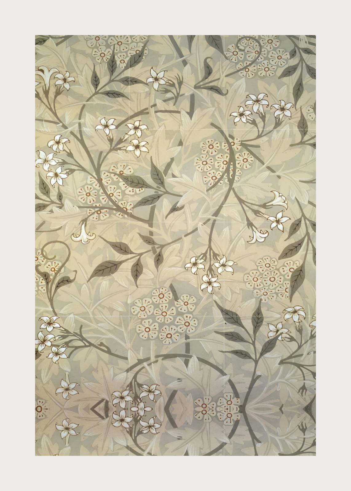 Vintage Floral Vines Wall Art