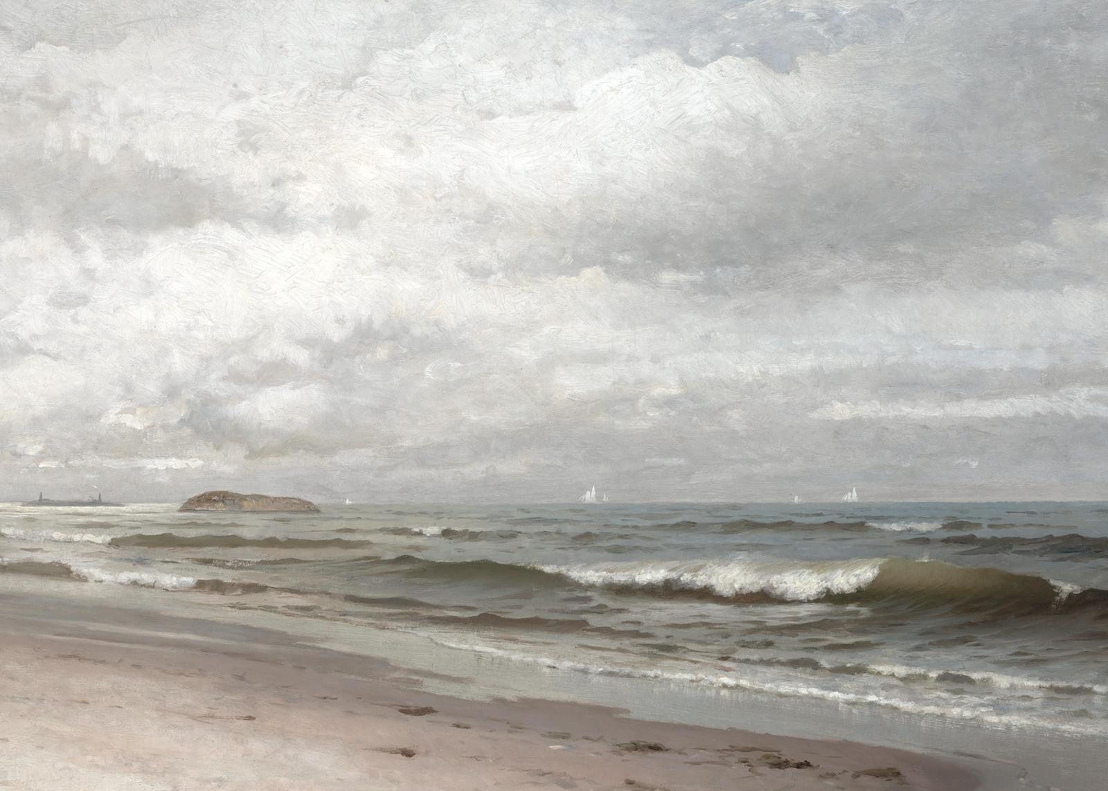 Serene Coastal Landscape Seascape Wall Art