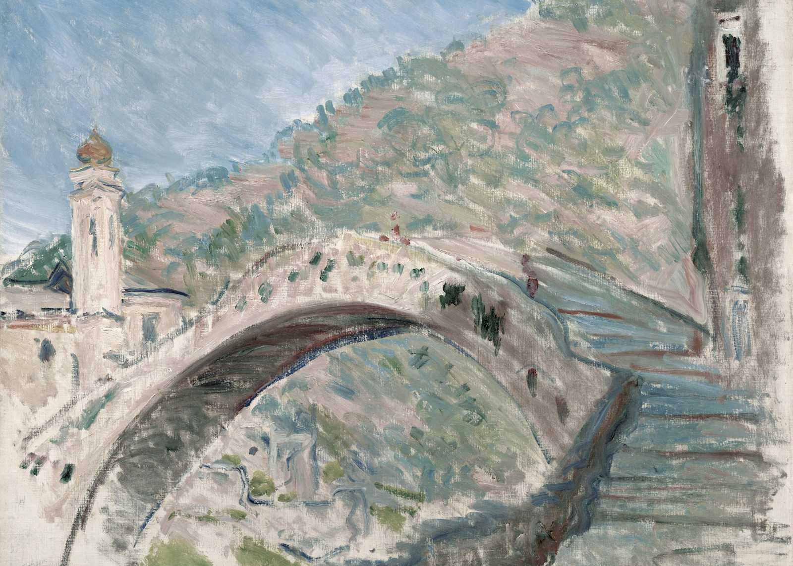 Impressionist Bridge & Tower Wall Art